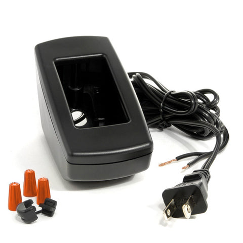 Black Tabletop Enclosure Kit for Keypads and Switches with components