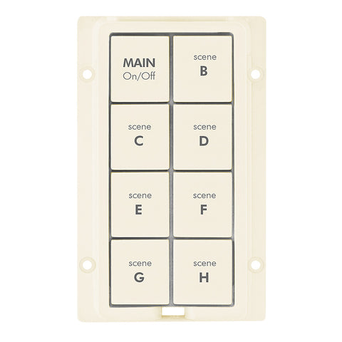 Light Almond 8 Button Change Kit for Keypads