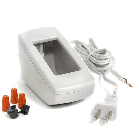 White Tabletop Enclosure Kit for Keypads and Switches with components
