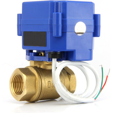 Automatically shutoff water to the house in the event of a leak