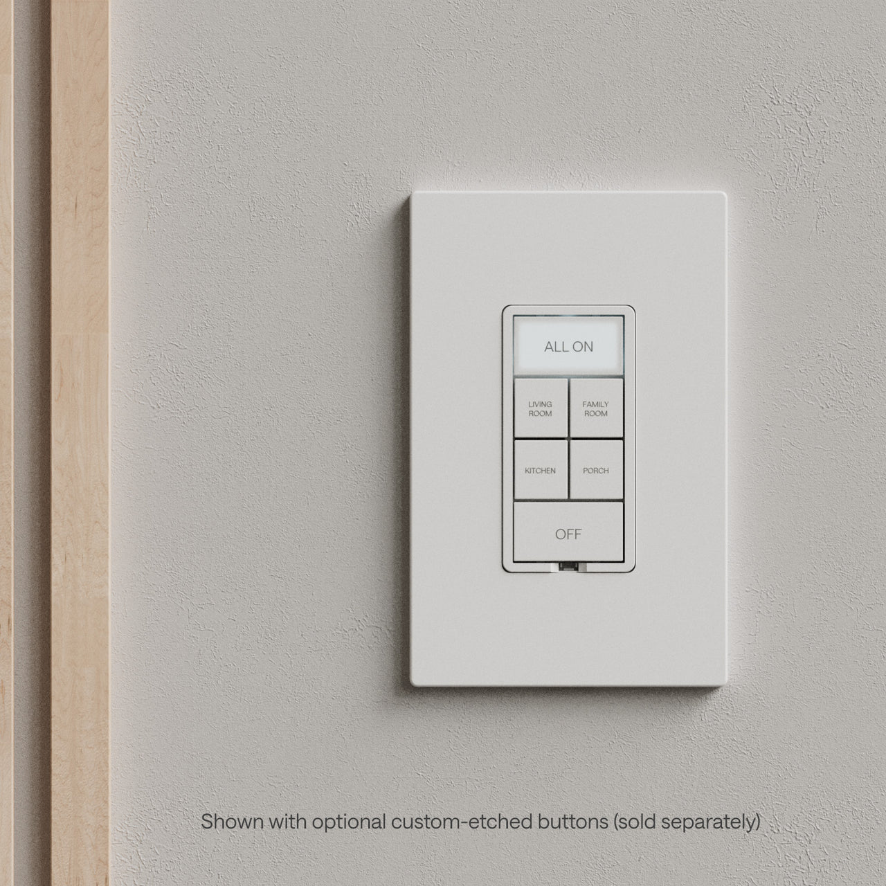 8 Button Dimmer Keypad | Scene & Light Control