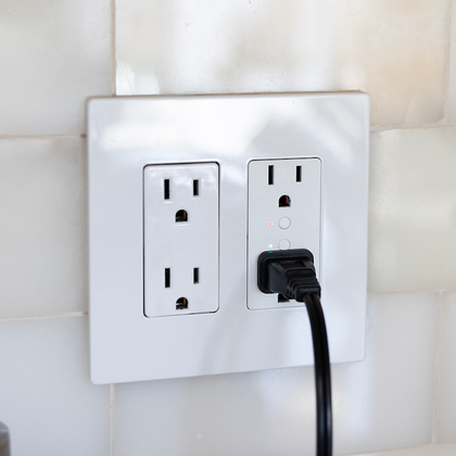 Dual On / Off Outlet | Automated Wall Receptacle