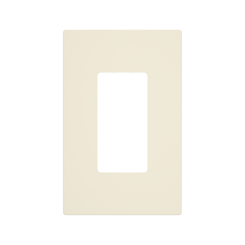 Light Almond Screwless Wall Plates